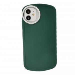 Nettech Apple iPhone 11 Uyumlu Silindir Camera Seri Arka Koruma Kılıf (Yeşil) NT-95067