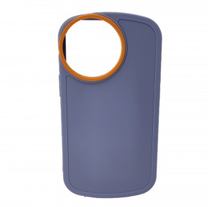 Nettech Apple iPhone 13 Uyumlu Silindir Camera Seri Arka Koruma Kılıf (Lila) NT-95074
