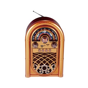 Nettech R-1950BT Retro Model Kablosuz Hoparlör - Speaker (Kahverengi) NT-95902