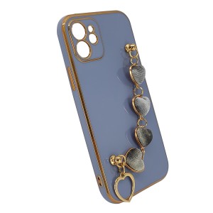 Nettech Apple iPhone 12 Uyumlu NT-94813 Lüks Seri Arka Koruma Kılıf (Lila) NT-94813