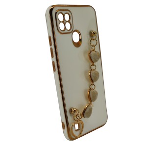 Nettech Realme C21 Uyumlu NT-94853 Lüks Seri Arka Koruma Kılıf (Beyaz) NT-94853