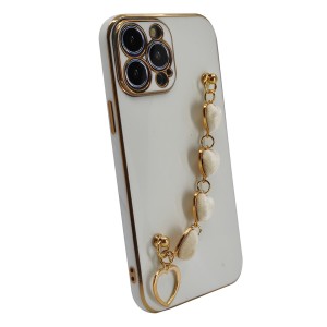 Nettech Apple iPhone 13 Pro Max Uyumlu NT-94823 Lüks Seri Arka Koruma Kılıf (Beyaz) NT-94823