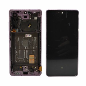 Teknonet Samsung Galaxy S20 FE Uyumlu Revize Lcd+Dokunmatik+Çıtalı (Mor) NT-96608