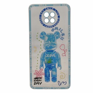 Nettech Xiaomi Redmi Note 9 5G Uyumlu Kristal Carachter Seri Arka Koruma Kılıf (Mavi) NT-94985