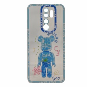 Nettech Xiaomi Redmi Note 8 Pro Uyumlu Kristal Carachter Seri Arka Koruma Kılıf (Mavi) NT-94983