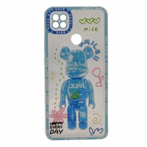 Nettech Xiaomi Redmi 9C Uyumlu Kristal Carachter Seri Arka Koruma Kılıf (Mavi) NT-94993