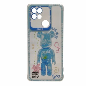 Nettech Oppo A15 Uyumlu Kristal Carachter Seri Arka Koruma Kılıf (Mavi) NT-94975