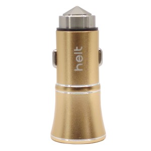 Helt HT-18 2 Çıkışlı Araç Şarj Aleti (Gold) VR-771