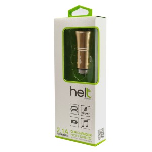 Helt HT-18 2 Çıkışlı Araç Şarj Aleti (Gold) VR-771