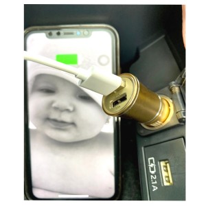 Helt HT-18 2 Çıkışlı Araç Şarj Aleti (Gold) VR-771