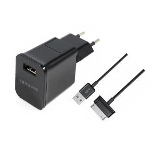 Samsung 10W 2000 mAh P1000 Kablo + Şarj Aleti (Siyah) NT-17556