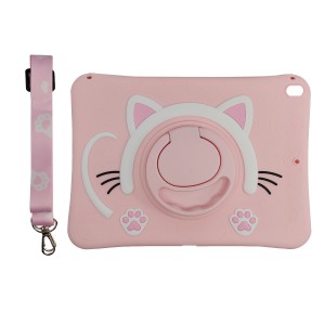 Nettech Apple iPad Pro 10.5 inç Uyumlu Maskot Seri Arka Koruma (Pembe) NT-96669