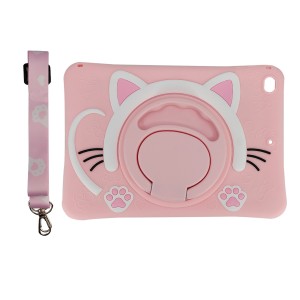 Nettech Apple iPad Mini 4 Uyumlu Maskot Seri Arka Koruma (Pembe) NT-96695