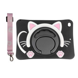 Nettech Apple iPad Mini 4 Uyumlu Maskot Seri Arka Koruma (Siyah) NT-96694