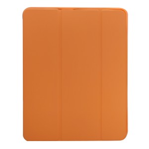Nettech Apple iPad Pro 12.9 inc 2020 Uyumlu Premium Smart 360 Kalem Yuvalı Kapaklı Kılıf (Turuncu) NT-93257