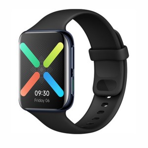 Nettech Oppo Watch 46 mm Uyumlu Silikon Kordon (Siyah) NT-96825