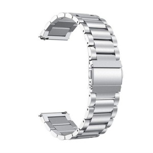 Nettech Huawei Watch 20 mm Uyumlu Metal Kordon (Gümüş) NT-96803