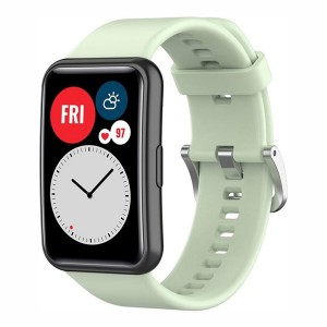 Nettech Huawei Watch Fit Mini Uyumlu Silikon Kordon (Yeşil) NT-96832