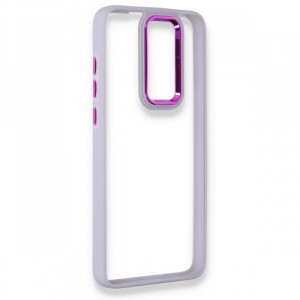 Nettech Xiaomi Redmi Note 8 Pro Uyumlu Soft Akrilik Seri Arka Koruma Kılıf (Lila) NT-93755