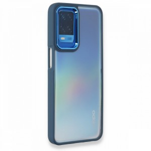 Nettech Oppo A54 Uyumlu Soft Akrilik Seri Arka Koruma Kılıf (Mavi) NT-93734