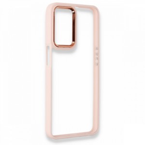 Nettech Oppo A54 Uyumlu Soft Akrilik Seri Arka Koruma Kılıf (Pembe) NT-93736
