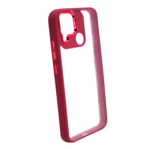 Nettech Realme C25 Uyumlu Soft Akrilik Seri Arka Koruma Kılıf (Kırmızı) NT-93732