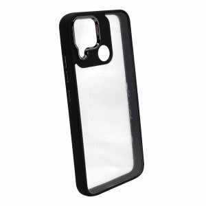 Nettech Realme C25 Uyumlu Soft Akrilik Seri Arka Koruma Kılıf (Siyah) NT-93728