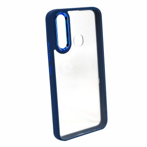 Nettech Vivo Y11 Uyumlu Soft Akrilik Seri Arka Koruma Kılıf (Mavi) NT-93779