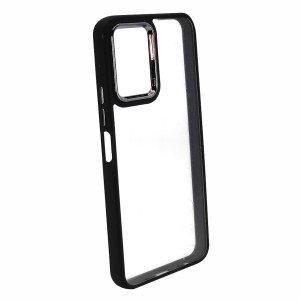 Nettech Vivo Y21 Uyumlu Soft Akrilik Seri Arka Koruma Kılıf (Siyah) NT-93773
