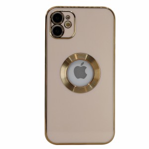 Nettech Apple iPhone 11 Uyumlu Halkalı Logo Seri Arka Koruma Kılıf (Rose Gold) NT-97146