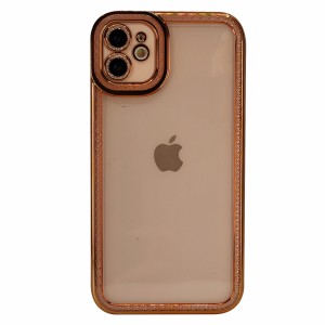 Nettech Apple iPhone 11 Uyumlu Lüx Kristal Seri Arka Koruma Kılıf (Pembe) NT-97085