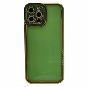 Nettech Apple iPhone 12 Pro Max Uyumlu Lüx Kristal Seri Arka Koruma Kılıf (Yeşil) NT-97108