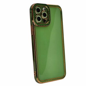Nettech Apple iPhone 12 Pro Max Uyumlu Lüks Seri Arka Koruma Kılıf (Yeşil) NT-97108