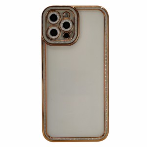 Nettech Apple iPhone 12 Pro Max Uyumlu Lüx Kristal Seri Arka Koruma Kılıf (Şeffaf) NT-97105