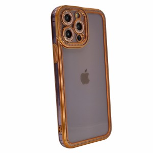 Nettech Apple iPhone 13 Pro Max Uyumlu Lüks Seri Arka Koruma Kılıf (Pembe) NT-97101