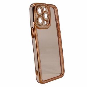 Nettech Apple iPhone 13 Pro Uyumlu Lüks Seri Arka Koruma Kılıf (Pembe) NT-97096