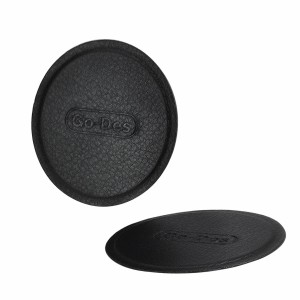Go-Des GD-G028 Deri Araç içi Çiftli Araç içi Metal Plaka (Siyah) NT-97083