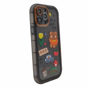 Nettech Apple iPhone 13 Pro Max Uyumlu Gif Seri Arka Koruma Kılıf (Siyah) NT-97259