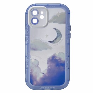 Nettech Apple iPhone 12 Uyumlu Gif Seri Arka Koruma Kılıf (Mavi) NT-97245