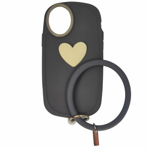 Nettech Apple iPhone 12 Uyumlu Halka Bilekli Nano Seri Arka Koruma Kılıf (Gri) NT-97309