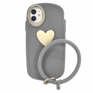 Nettech Apple iPhone 11 Uyumlu Halka Bilekli Nano Seri Arka Koruma Kılıf (Gri) NT-97305