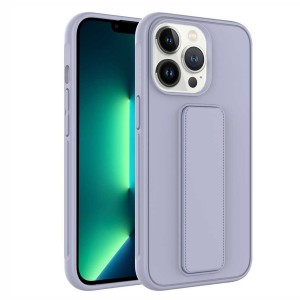 Nettech Apple iPhone 14 Pro Max Uyumlu Qstand Seri Arka Koruma Kılıf (Gri) NT-97346