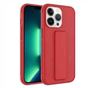 Nettech Apple iPhone 14 Pro Max Uyumlu Qstand Seri Arka Koruma Kılıf (Kırmızı) NT-97347