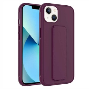 Nettech Apple iPhone 14 Plus Uyumlu Qstand Seri Arka Koruma Kılıf (Mor) NT-97352