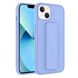 Nettech Apple iPhone 14 Plus Uyumlu Qstand Seri Arka Koruma Kılıf (Lila) NT-97349
