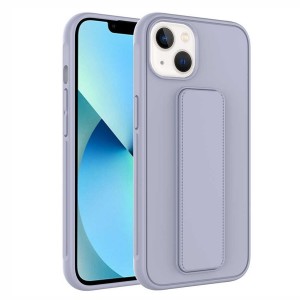Nettech Apple iPhone 14 Plus Uyumlu Qstand Seri Arka Koruma Kılıf (Gri) NT-97353