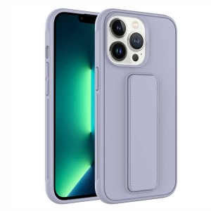 Nettech Apple iPhone 14 Pro Uyumlu Qstand Seri Arka Koruma Kılıf (Gri) NT-97363