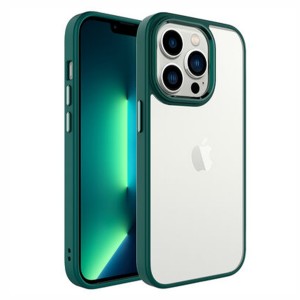 Nettech Apple iPhone 14 Pro Max Uyumlu Krom Seri Arka Koruma Kılıf (Yeşil) NT-97389