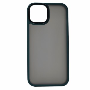 Nettech Apple iPhone 14 Uyumlu Kamera Metal Çerçeve Seri Arka Koruma Kılıf (Yeşil) NT-96787