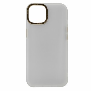 Nettech Apple iPhone 14 Uyumlu Kamera Metal Çerçeve Seri Arka Koruma Kılıf (Sarı) NT-96790
